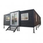Expandable Container House with Durable Steel Frame and Rock Wool Sandwich Panel for sale