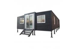 China Expandable Container House with Durable Steel Frame and Rock Wool Sandwich Panel supplier