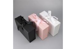 China Durable T Shirt Black Rigid Gift Box , Hoody Cardboard Box With Flap Lid supplier