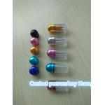 Small Blue Clear Sex Pill Container Pharmacy Vials Empty Medicine Bottles for sale