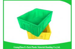 China Top Plastic Solid Stacking Storage Bins , Agriculture Large Plastic Storage Boxes supplier