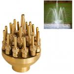Adjustable 3 Layers Blossom DN25 Brass Fountain Nozzles for sale