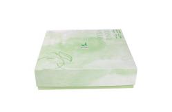 China Tea Packaging 300gsm Ivory Board Box Square Shape With Card Tray supplier