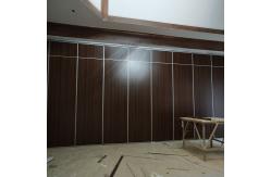 China Lightweight Acoustic Folding Movable Partition Walls , Sliding Hotel Partition Walls supplier