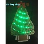 Beautiful Christmas Tree Shaped Optic custom music greeting cards for sale