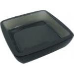 Bathroom Supplies Crystal Glass Soap Dish Rectangular for sale