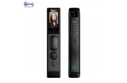 China S958max Automatic 3D Face Recognition Tuya Intercom Camera Fingerprint Smart Lock supplier