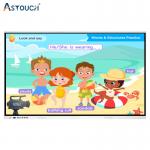 75 Inch Smart Interactive Board Panel 60hz 350nits Multiple Users Support