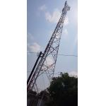 Gsm Telecommunication Lattice Tower Steel Q235B Electricity Self Supporting for sale