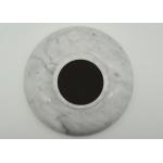 10 Inch Solid Stone Serving Bowl , Real Marble Fruit Bowl With Stand