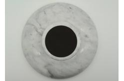 China 10 Inch Solid Stone Serving Bowl , Real Marble Fruit Bowl With Stand supplier