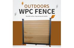 China Faux DIY WPC Construction Fencing Panels Waterproof supplier