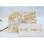 Hot Stomped OEKO PU Leather Jean Patches Girl Pattern for sale