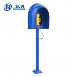 Column Mouting Acoustic Phone Booth Impact Resistant Acoustic Telephone Hood Pillar for sale