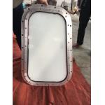 Rectangular A60 CCS, ABS,DNV,BV Certificated Steel/Aluminum/Stainless Steel Marine Windows