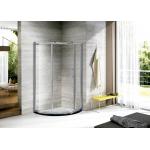 Sliding door Tempered Glass Shower Enclosure Polished Frame Surface Finishing