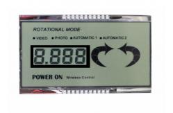China 3.6V Numeric LCD Display  / TN Segment LCD Screen For Energy Meter supplier