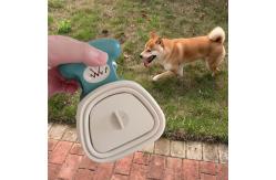 China Yellow Small Portable Pooper Scooper Handheld Pet Poop Scoop supplier