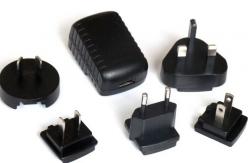 China 5V 1A USB power adapter interchangeable plug AC DC adapter supplier