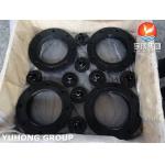 ASTM A105 Carbon Steel Slip On Raised Face Forged Flange Black Painted for sale