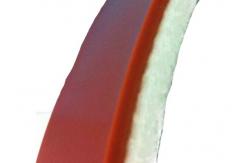 China White / Red Silicone Coated Belts Heat Resistant Felt For Pressing Machine supplier