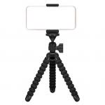 Portable Multifunctional Phone Holder 275mm Flexible Tripod For Iphone