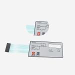 Customized PET Membrane Switch Overlay With LED LGF Backlight Multifunctional