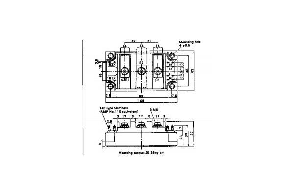 IGBT Power Module 2DI200M-050 POWER TRANSISTOR MODULE  FUJITSU IGBT Power Module