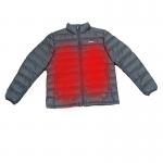Winter Coat Electric USB Powered Heated Jacket 6 graphene elements With Zipper for sale