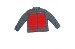 China Winter Coat Electric USB Powered Heated Jacket 6 graphene elements With Zipper supplier