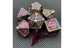 China Customized Metal Multi - Face Dice Dnd Rpg Coc Desktop Game Portable supplier