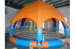 China Family Size Kids Inflatable Pools With Tent Cover supplier