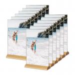 Odorless Tabletop Photo Frames A4 A5 A6 Transparent Picture Frame for sale