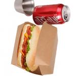 Eco-Friendly Clamshell Burger Boxes Custom Order Accepted for Food Grade Takeaway for sale
