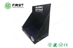 China Black Printed Retail Foldable Cardboard Counter Display Boxes , Printed Display Boxes supplier