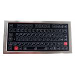 Ruggedized Compact Membrane Keyboard Mini Movable Desktop IP68 for sale