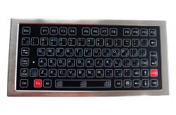 China IP68 Desktop Industrial Membrane Keyboard Waterproof With Function Keys supplier