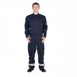 Industrial Oil Field 310gsm Fire Resistant Coveralls With Reflective Tape for sale