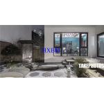 German DIN Thickness 90mm Aluminium Clad Wood Windows Double Glazed ISO9001 for sale