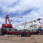 45M Floating Dock Crane for Dredging for sale