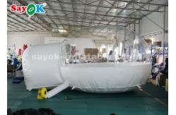China Dome Inflatable Tent Outside White Inflatable Air Tent Transparent For Camping / Traveling supplier