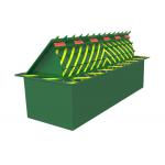 Yellow Reflector Hydraulic Road Blocker Rustproof Lacquer 380V