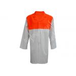 Food Dust Safety Protective Clothing Two Tone Color With Metal Snaps for sale
