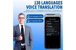 China 138 Languages Simultaneous Voice Translator 4.1 Inch IPS Multi Touch Screen supplier