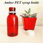 100ml 120ml 150ml Medicine Plastic Bottle Pet Cough syrup Bottle Plastic Cough Syrup Liquid Round Bottle with Screw Cap for sale