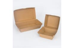 China Customized Disposable Fast Food Grade Corrugated Paper Packaging Burger Box supplier
