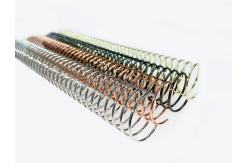 China 4:1 Pitch 22.2mm Spiral Coil Binding Supplies For Premium Textbooks supplier