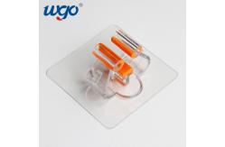 China No Drilling Cleaning Tools Hanger , Wall Mount Broom And Mop Holder supplier