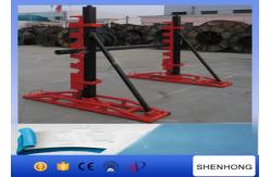 China 1900MM Width 10T Cable Drum Jacks Durable Hydraulic Reel Elevators supplier
