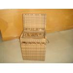 Hand-Woven Brown Poly Rattan Storage Boxes For Bedroom / Storeroom for sale